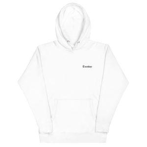 Tuesday White Unisex Hoodie