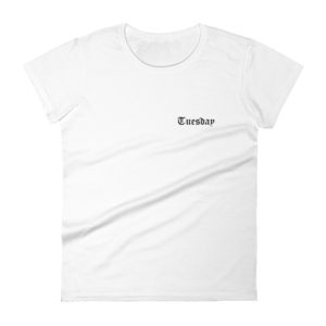 Tuesday White Women's short sleeve t-shirt